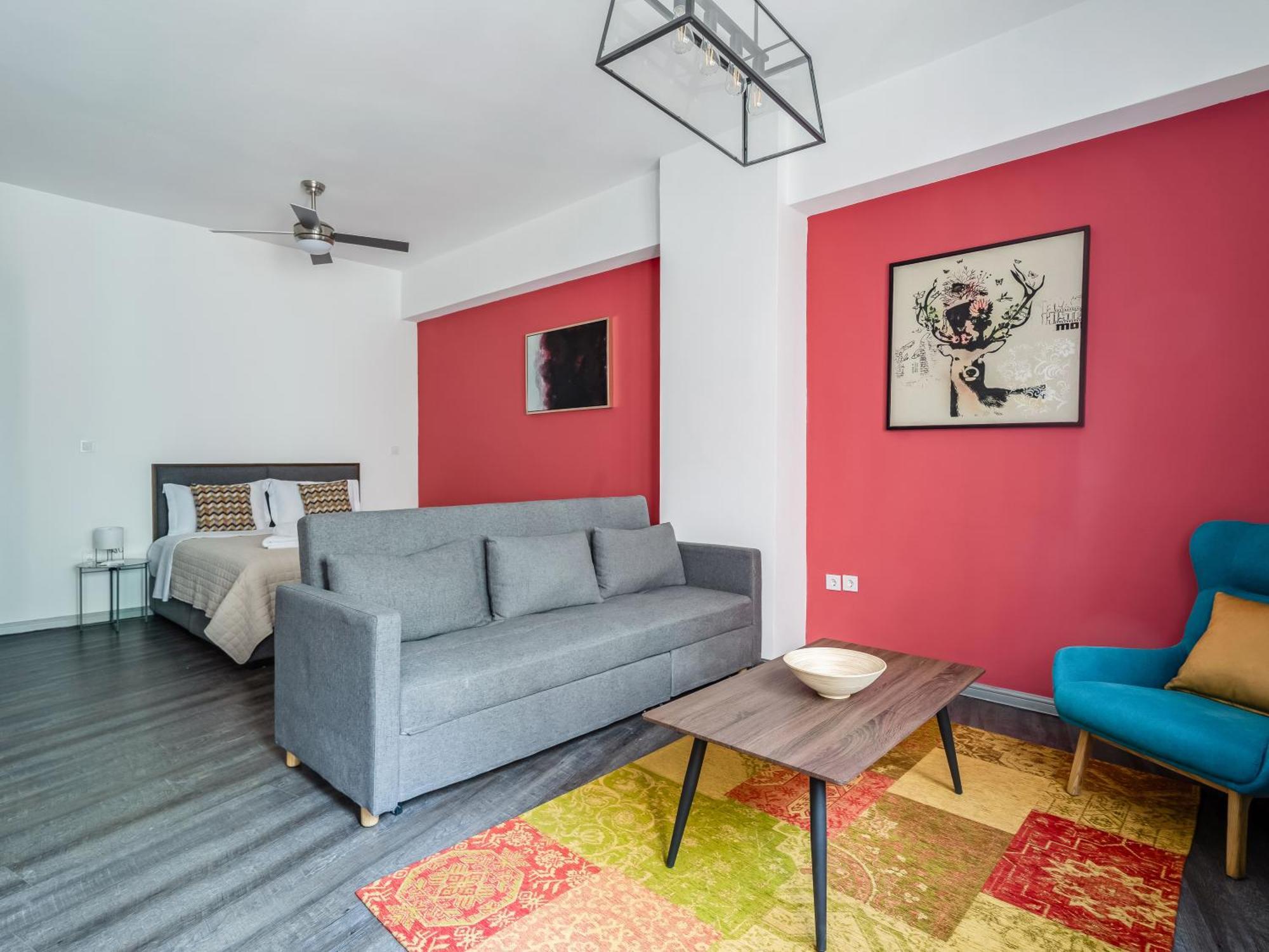 Appartement Sanders Center Athènes Chambre photo